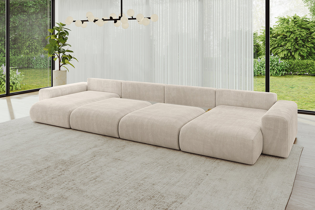 Wohnlandschaft ESKAR-U2 Cord