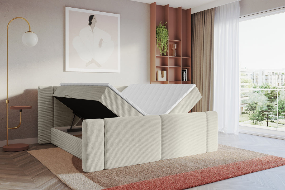 Łóżko boxspring EVON-Z sztruks
