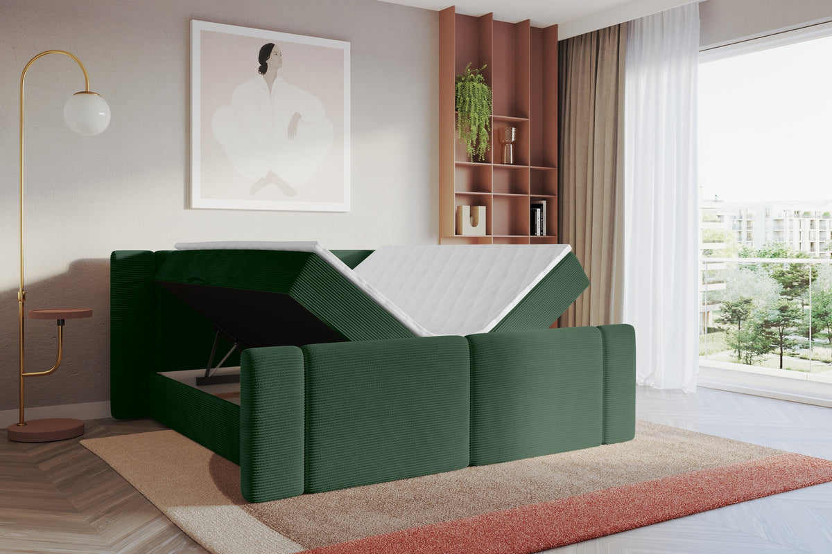 Łóżko boxspring EVON-Z sztruks