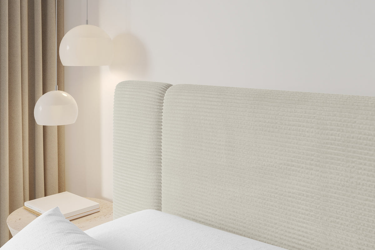 Łóżko boxspring EVON-Z sztruks