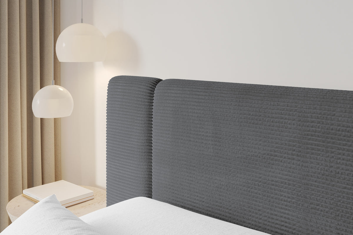 Łóżko boxspring EVON-Z sztruks