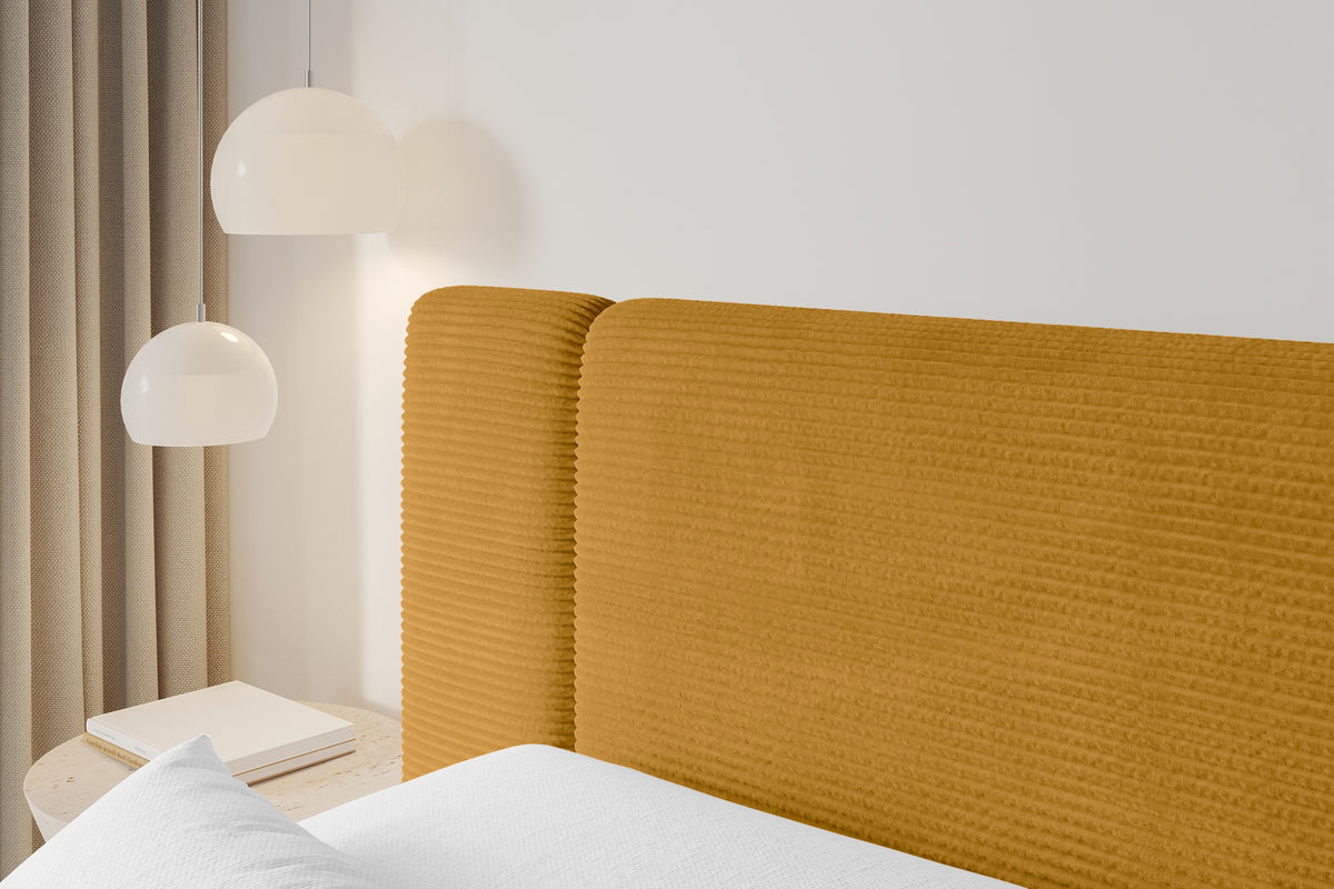 Łóżko boxspring EVON-Z sztruks