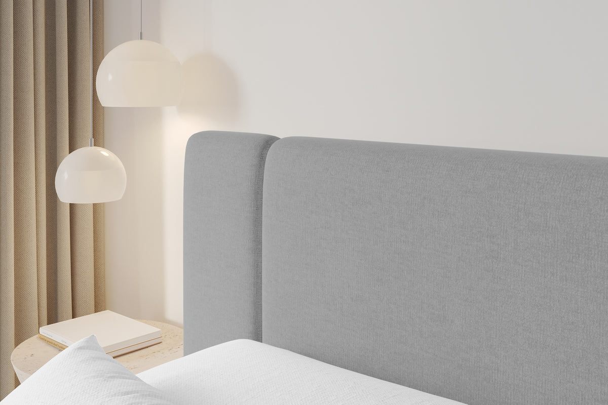 Łóżko boxspring EVON welur