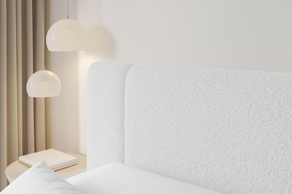 Łóżko boxspring EVON Bouclé
