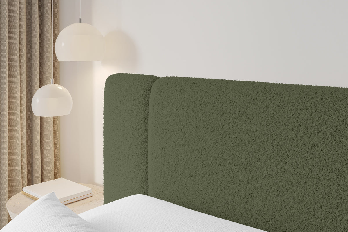 Łóżko boxspring EVON Bouclé