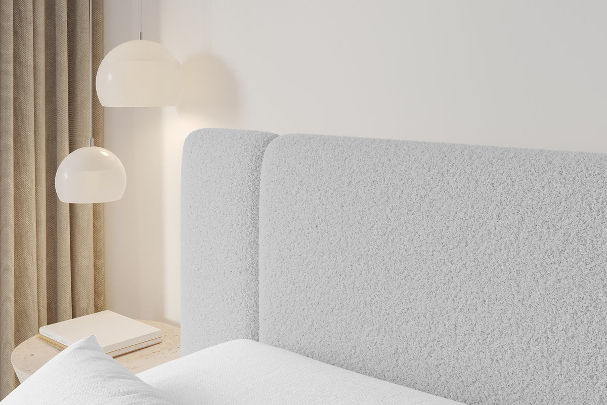 Łóżko boxspring EVON Bouclé