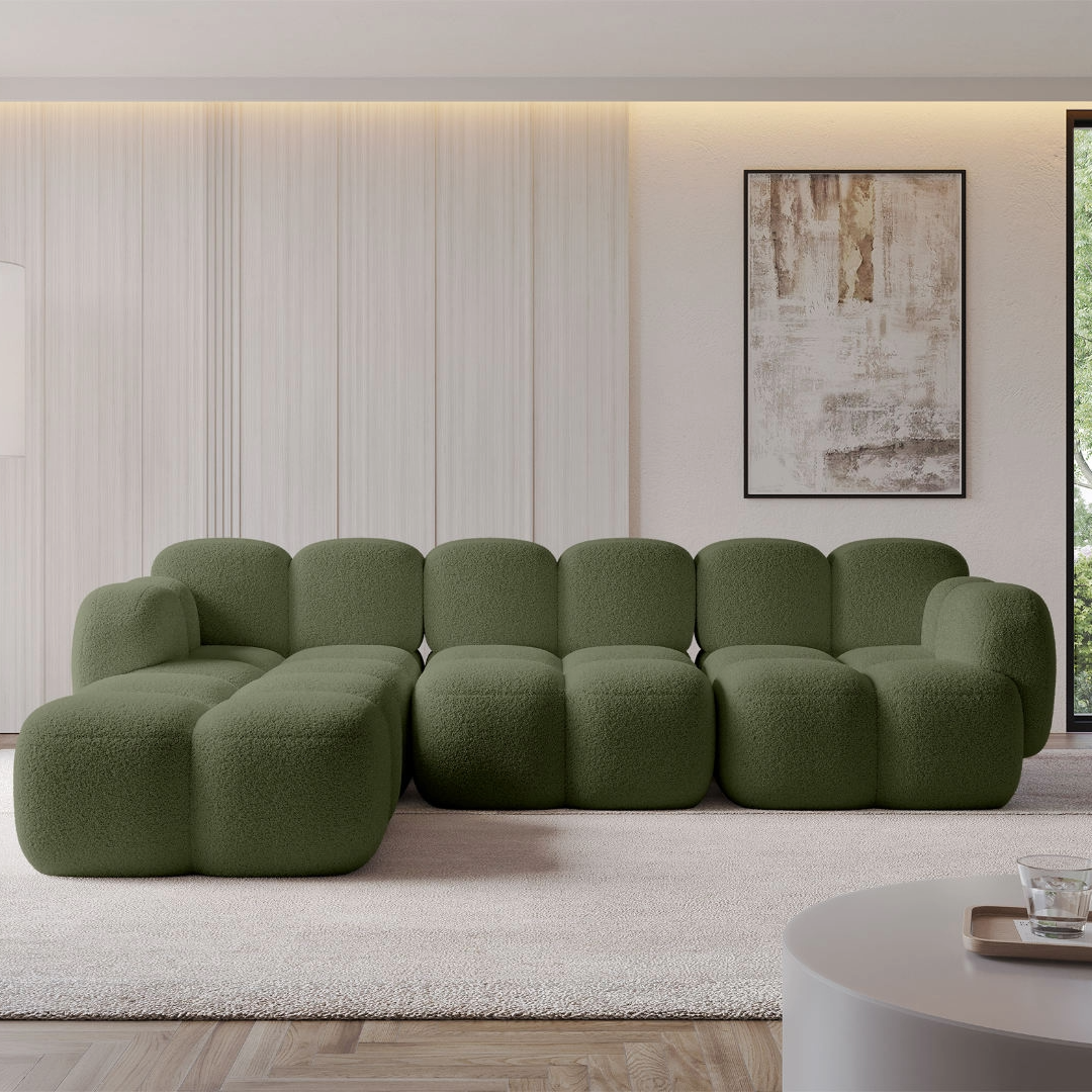 Ecksofa Miko-L2 Grün - Quelle 38