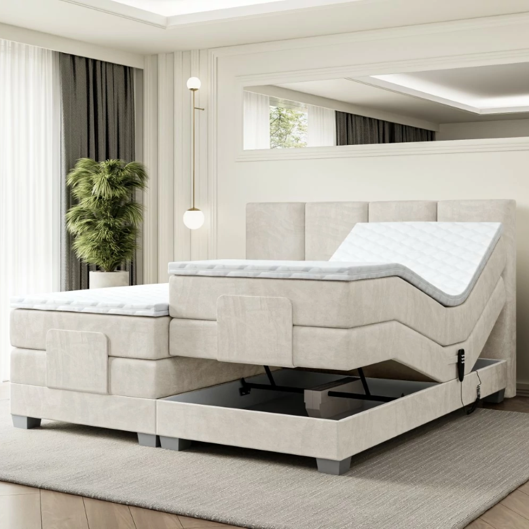 Elektrisches Boxspringbett ROKS EL 