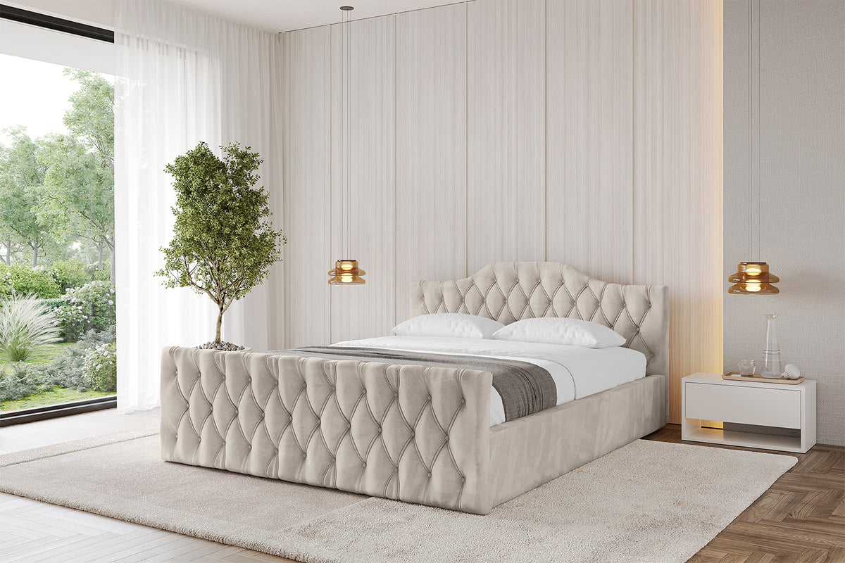 Polsterbett FALIO-Z-v1 Samt