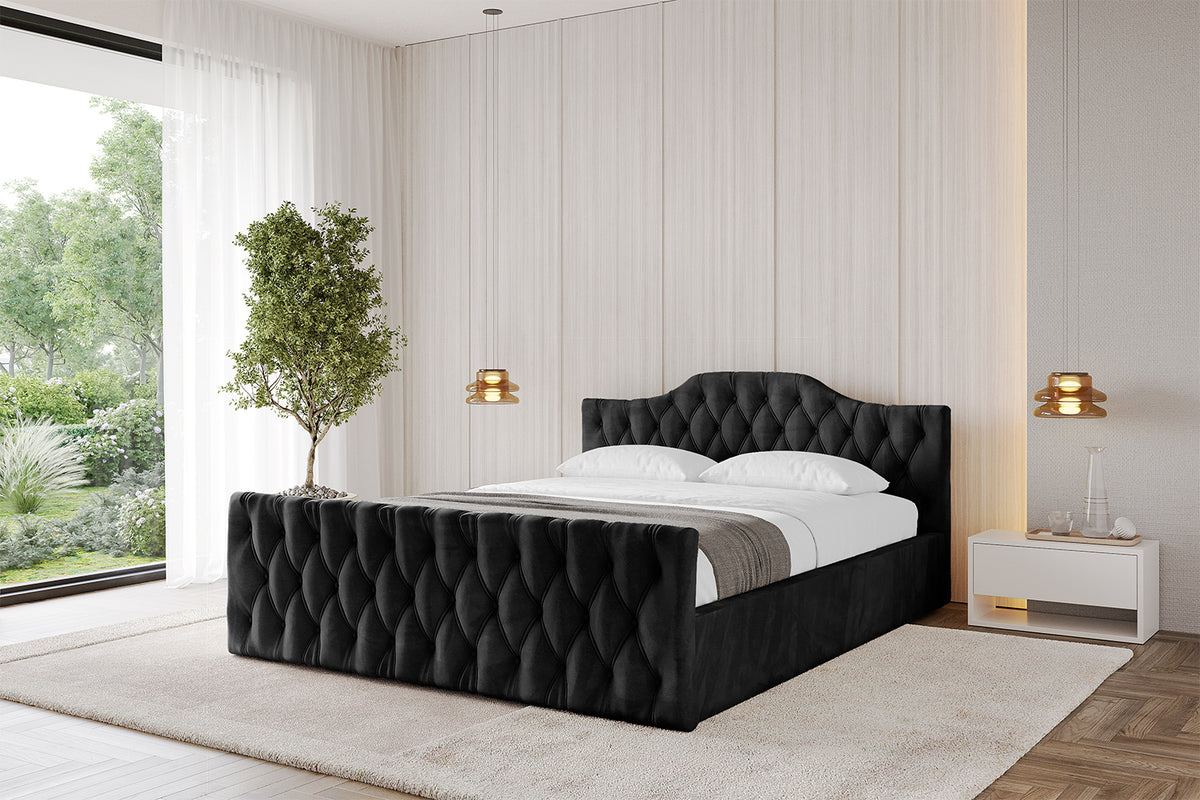 Polsterbett FALIO-Z-v1 Samt
