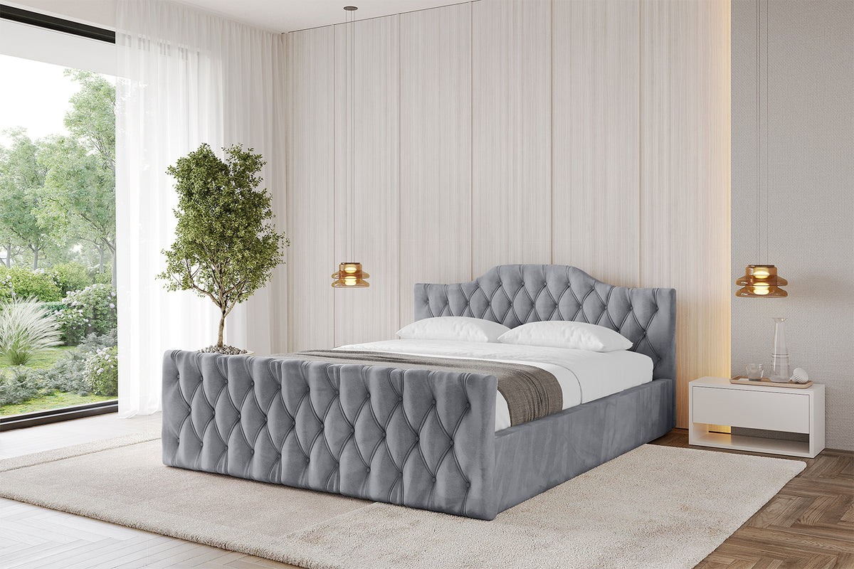 Polsterbett FALIO-Z-v1 Samt