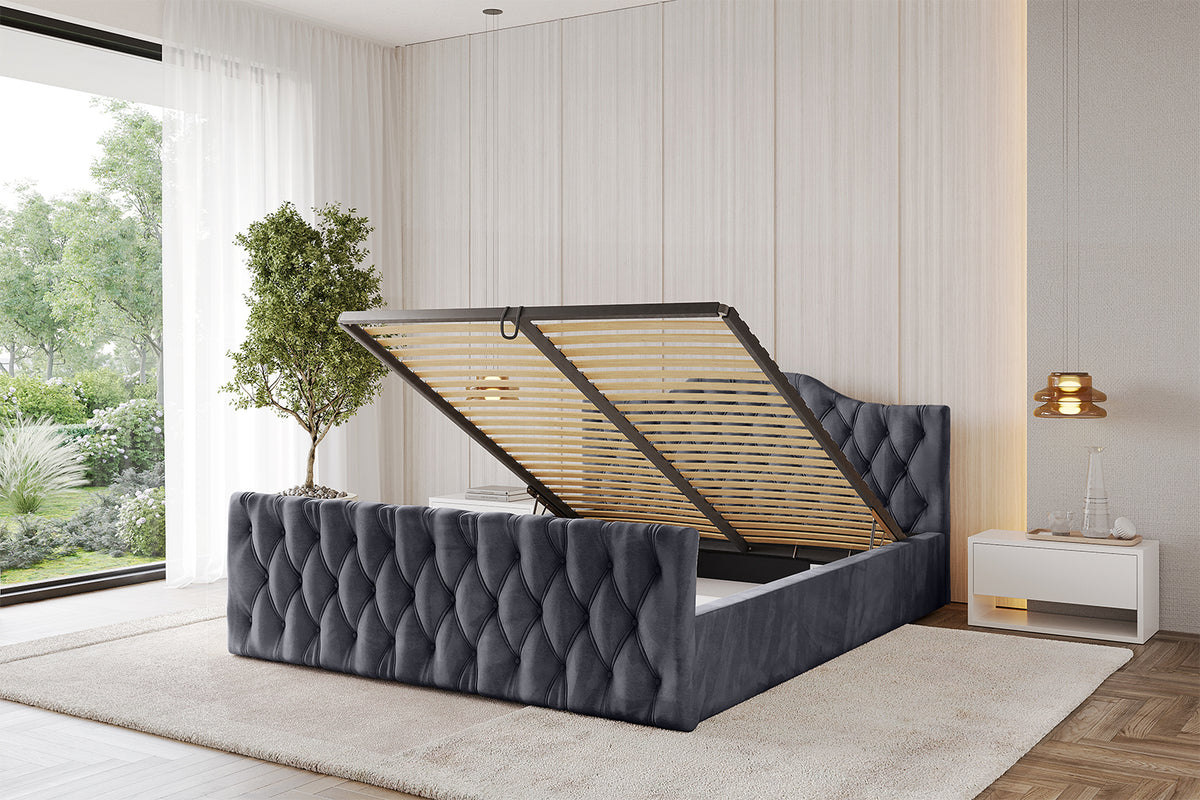 Polsterbett FALIO-Z-v1 Samt
