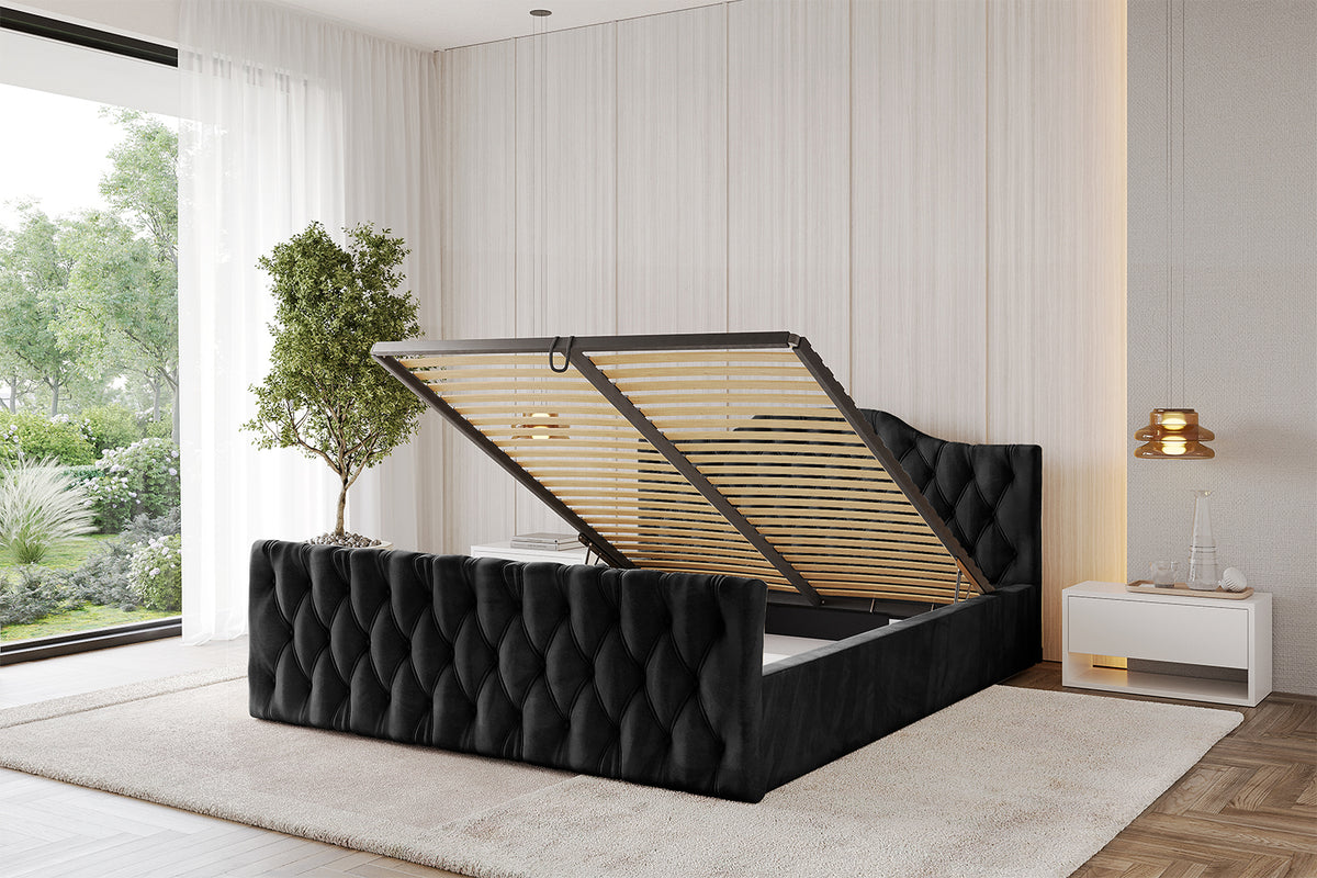 Polsterbett FALIO-Z-v1 Samt