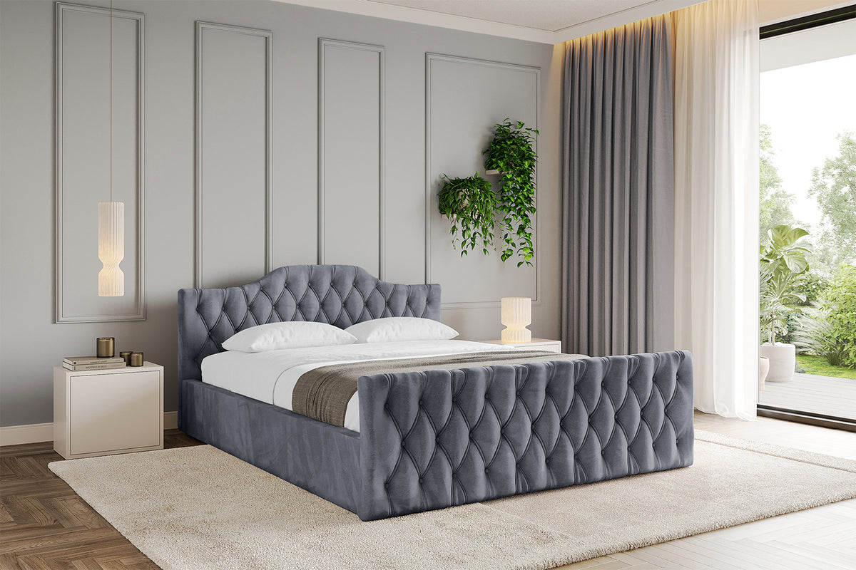 Polsterbett FALIO-Z-v1 Samt