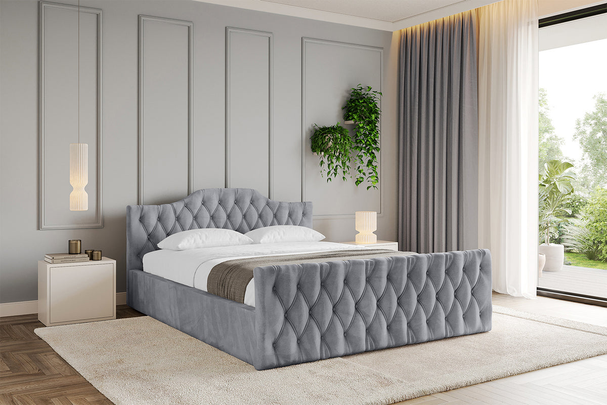 Polsterbett FALIO-Z-v1 Samt