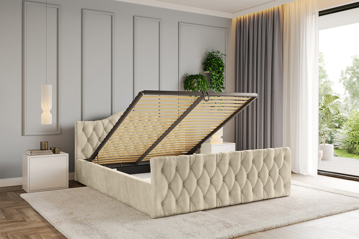 Polsterbett FALIO-Z-v1 Samt