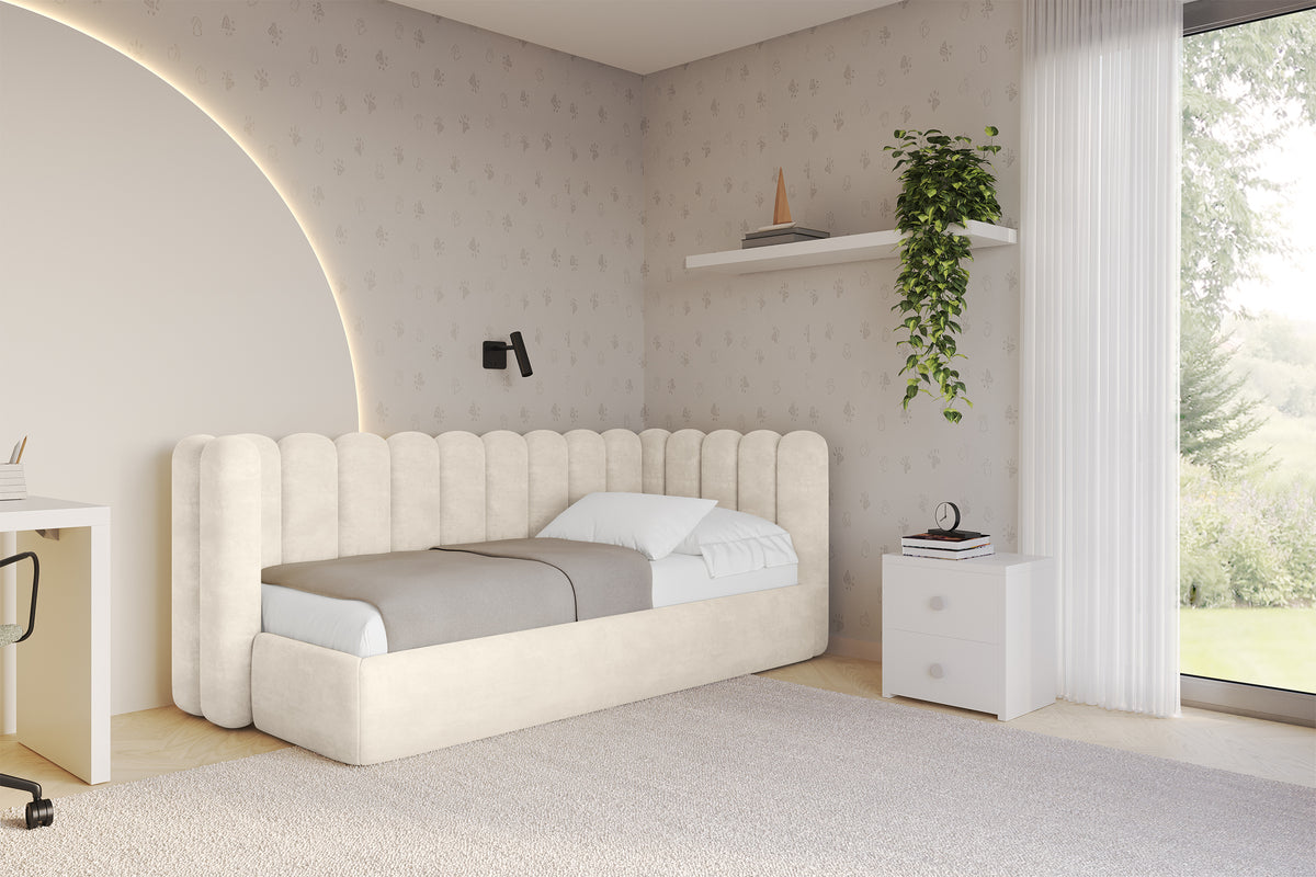 Jugendbett HUGY Samt Linksseitig