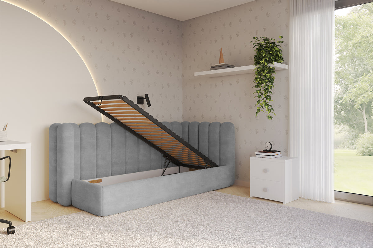 Jugendbett HUGY Samt Linksseitig