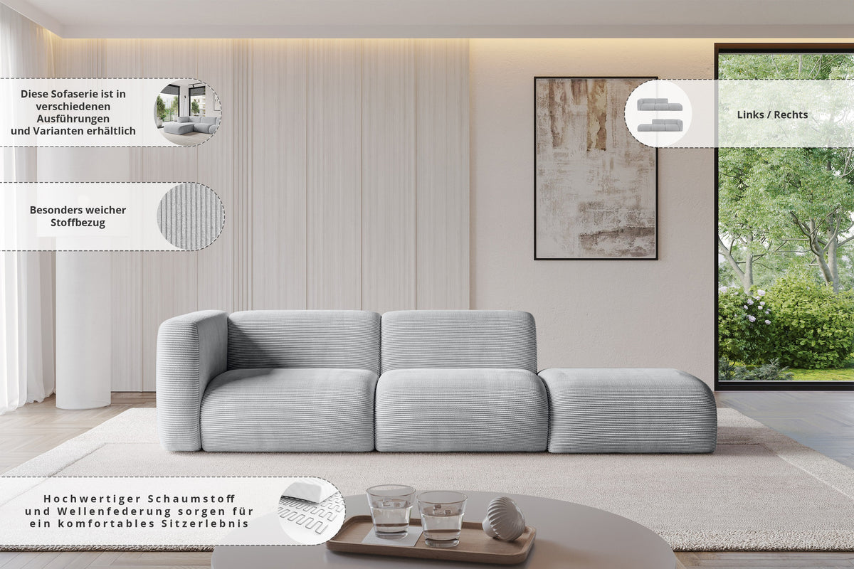 Sofa MIRA-S3 Chenille