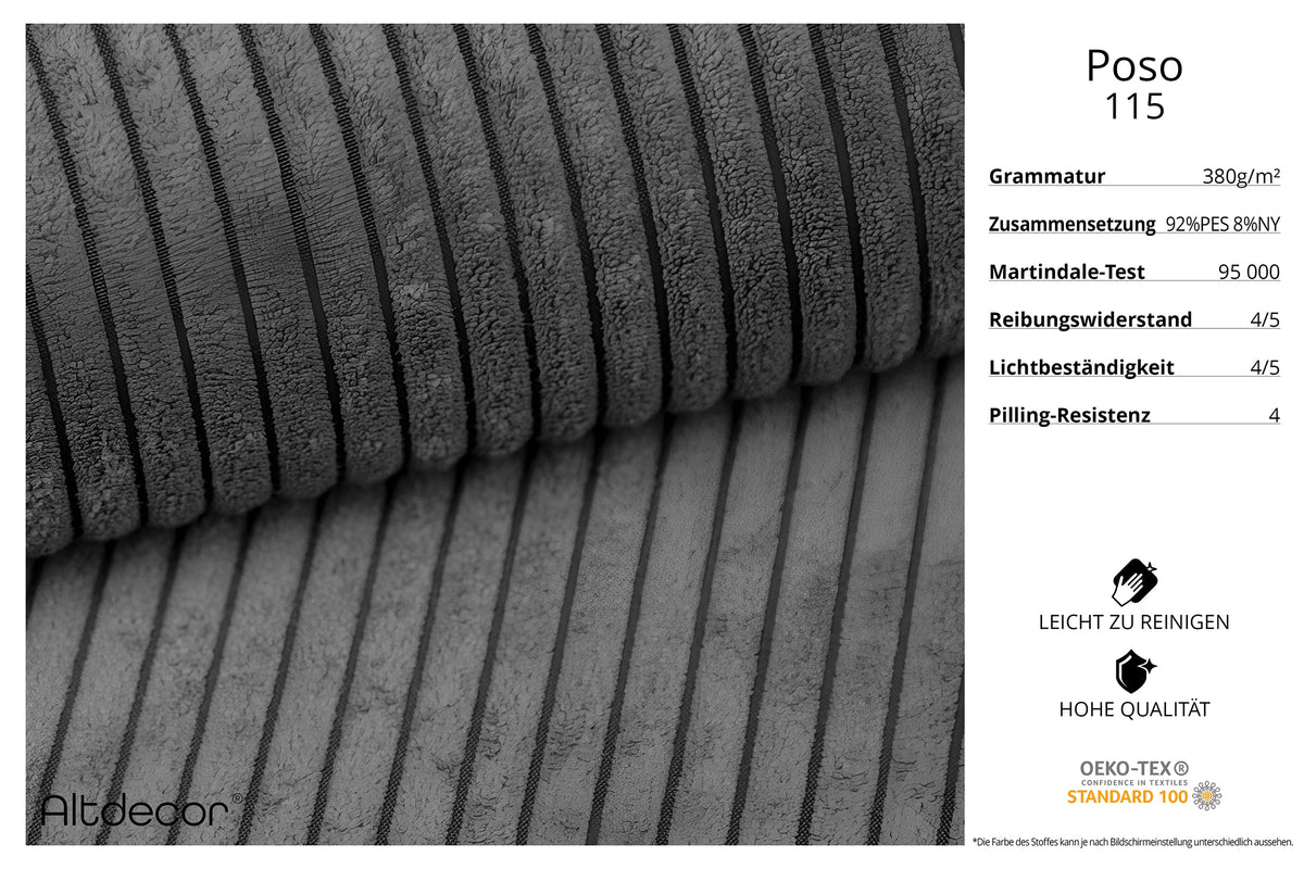 Łóżko młodzieżowe NORY sztruks prawostronne