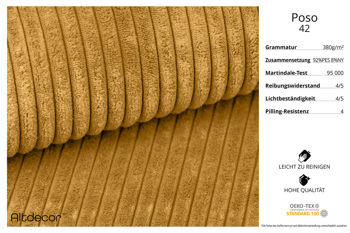Ecksofa SAMARO-L3 Cord