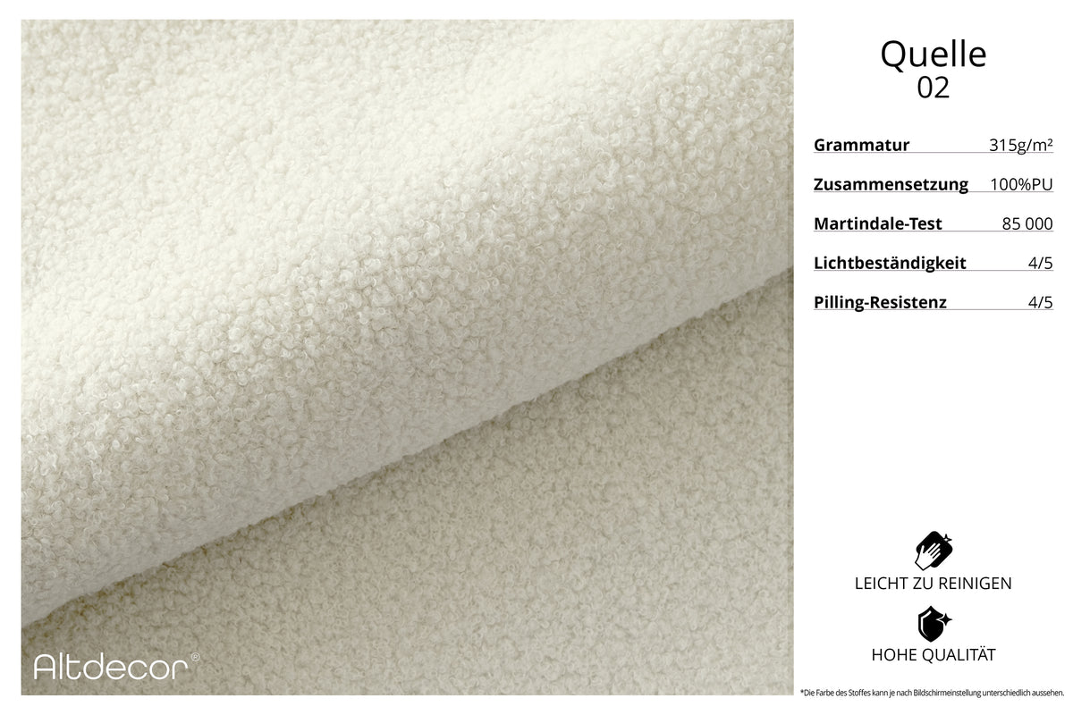 Polsterbett ENZO5-Z Bouclé