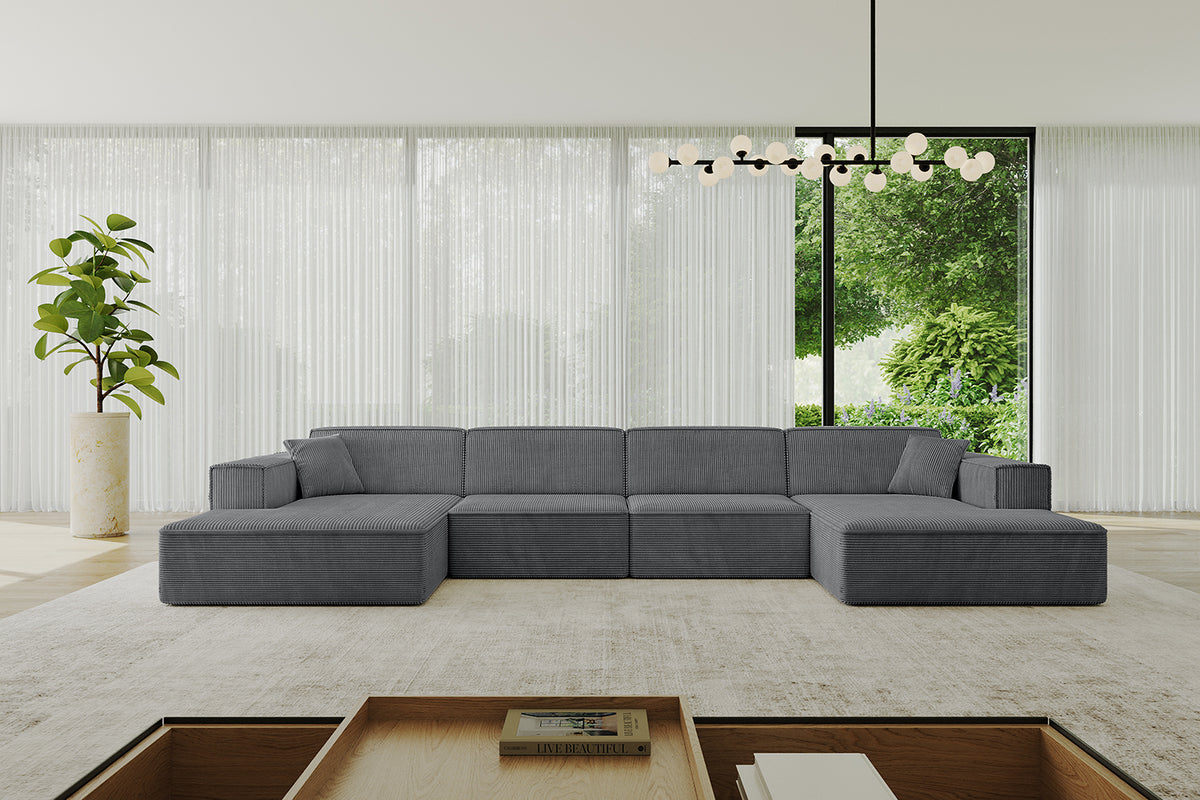 Wohnlandschaft IREA-U2-v4 Cord