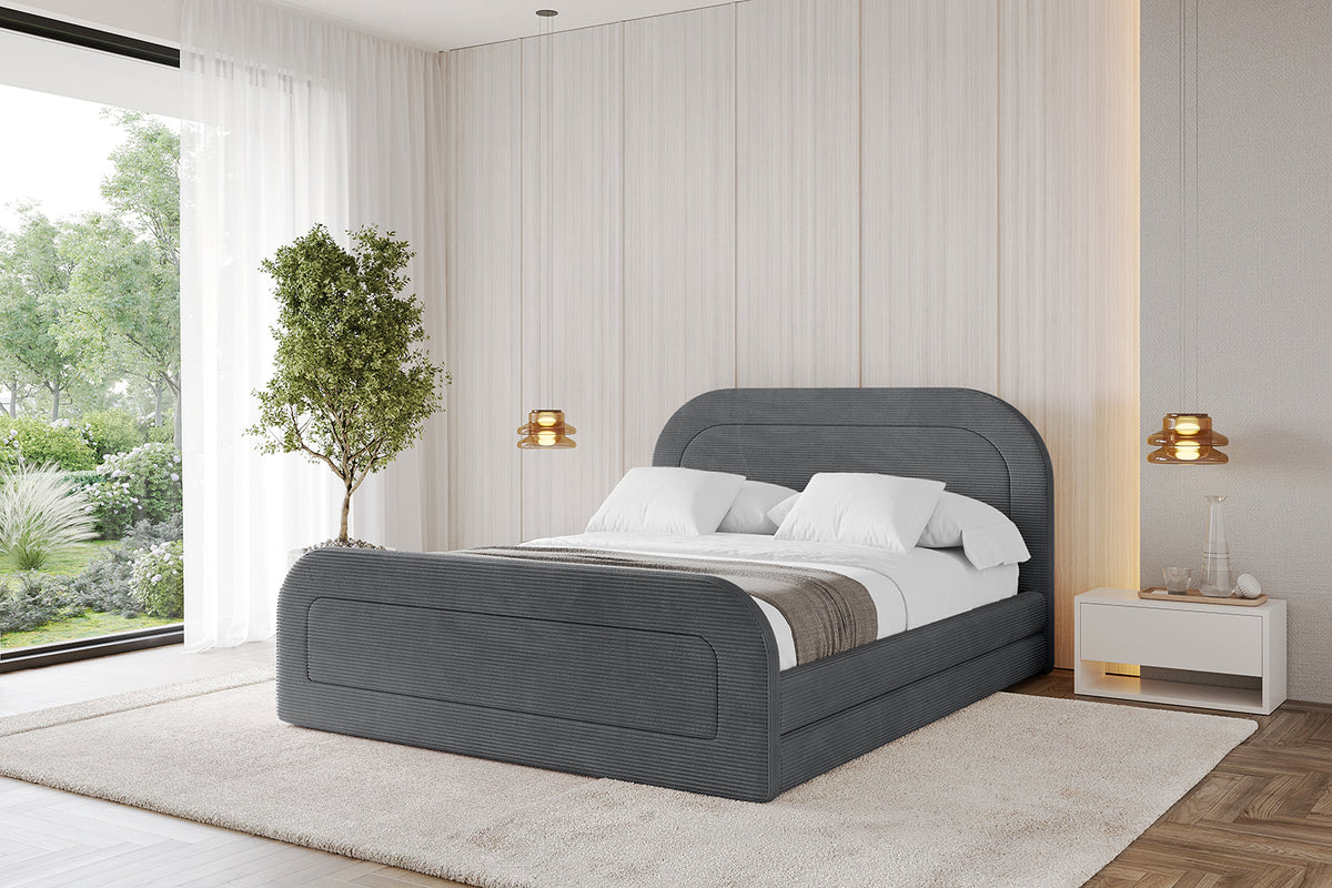 Łóżko tapicerowane LERIS-Z sztruks