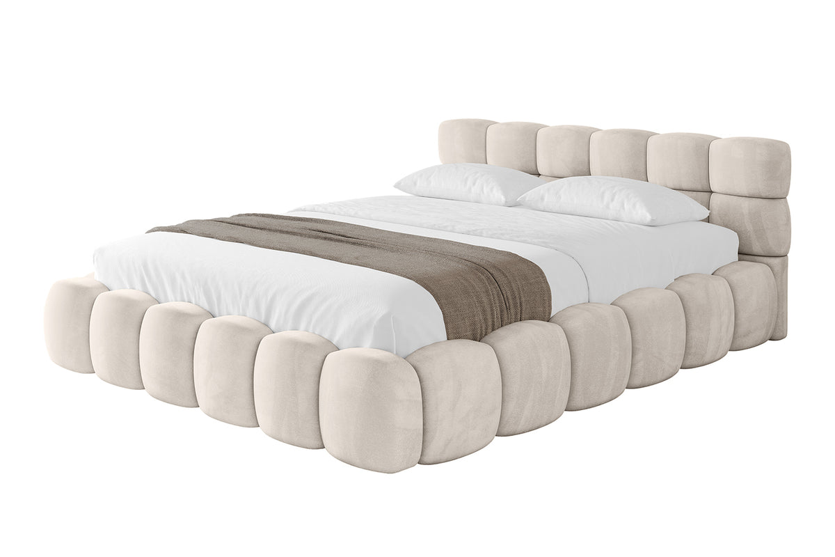 Polsterbett LEYA-v1 Samt