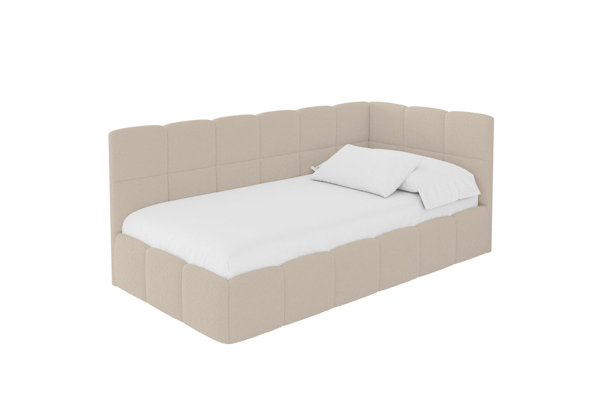 Jugendbett LIVY Bouclé Linksseitig