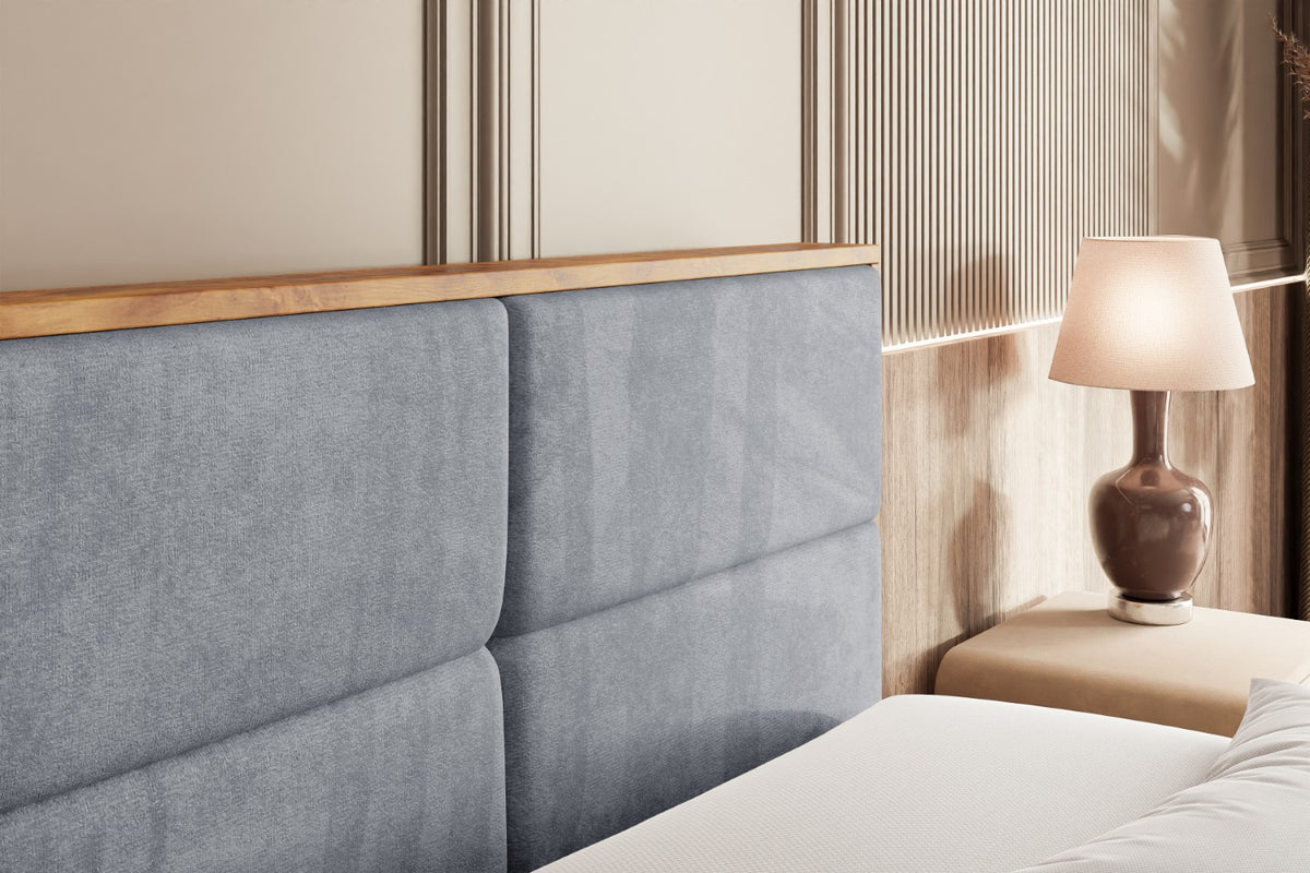 Łóżko boxspring LOLLI 1 welur