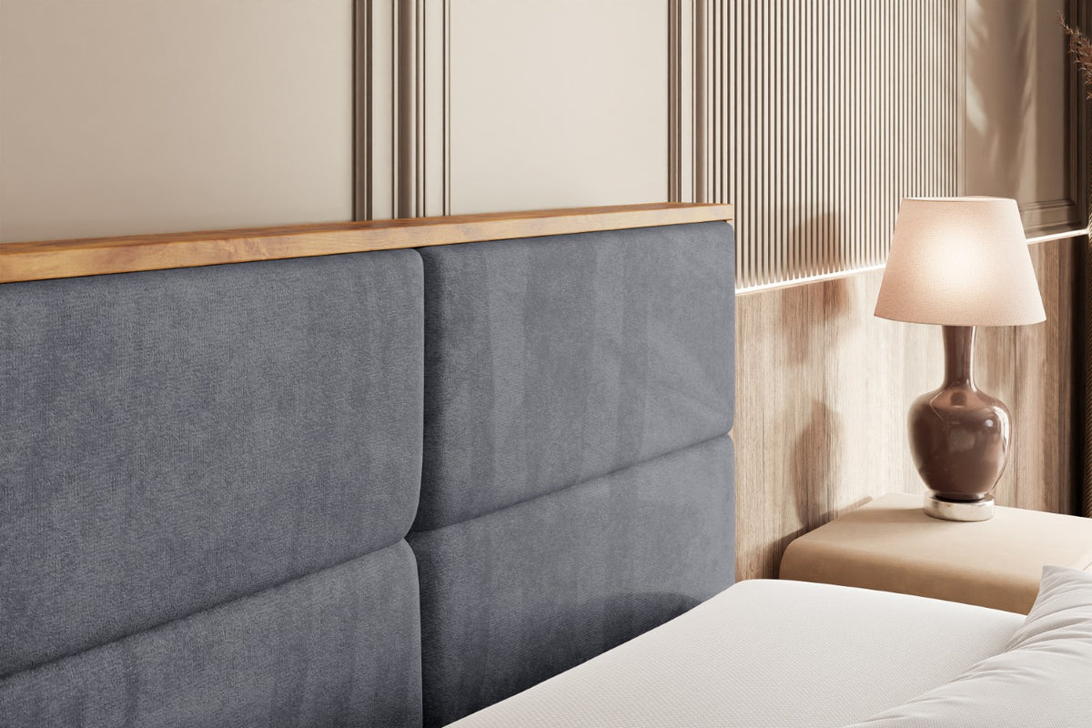 Łóżko boxspring LOLLI 1 welur