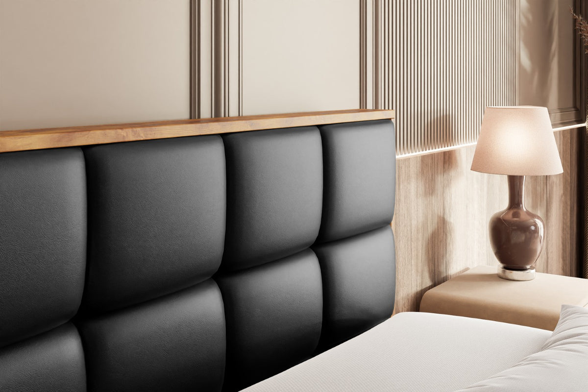 Łóżko boxspring LOLLI 2 ekoskóra