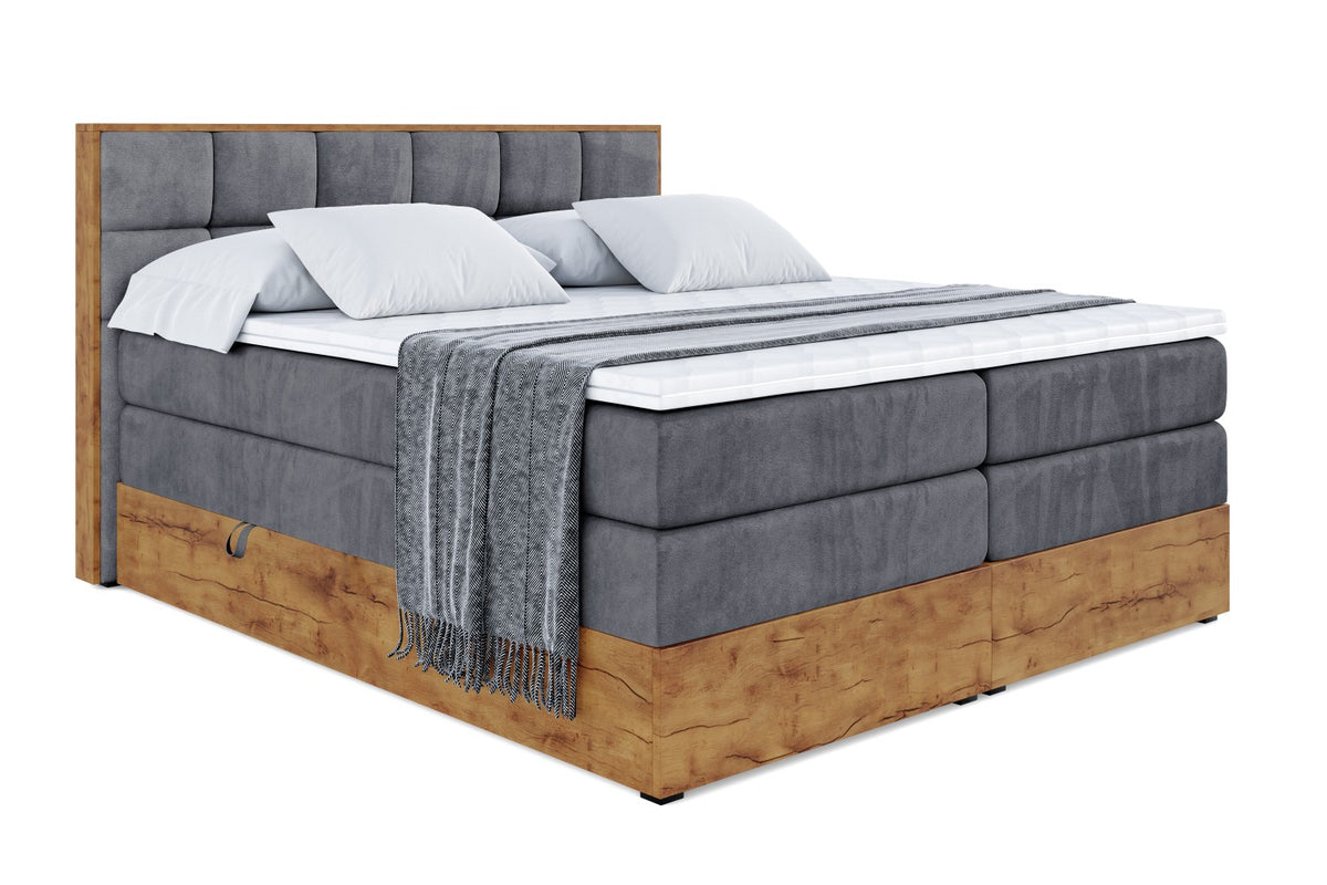Boxspringbett LOLLI2 KING Samt