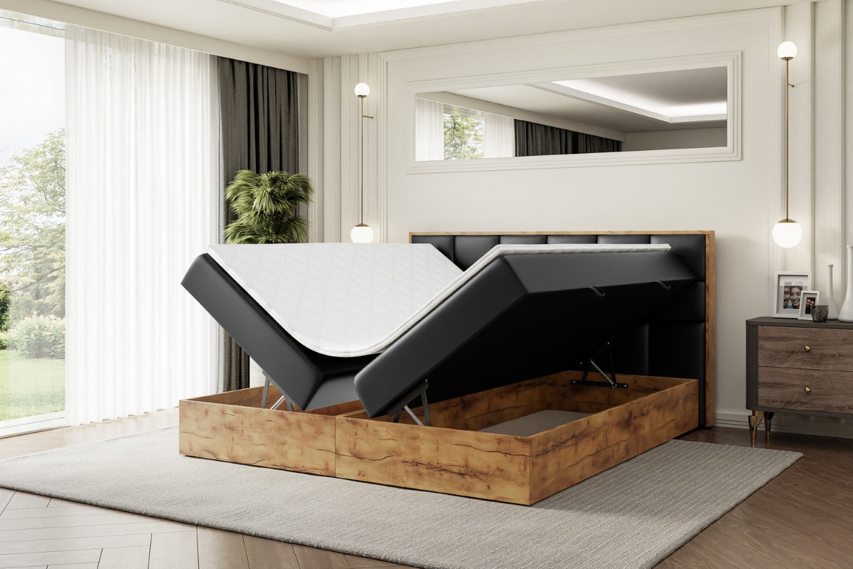 Łóżko boxspring LOLLI 2 ekoskóra