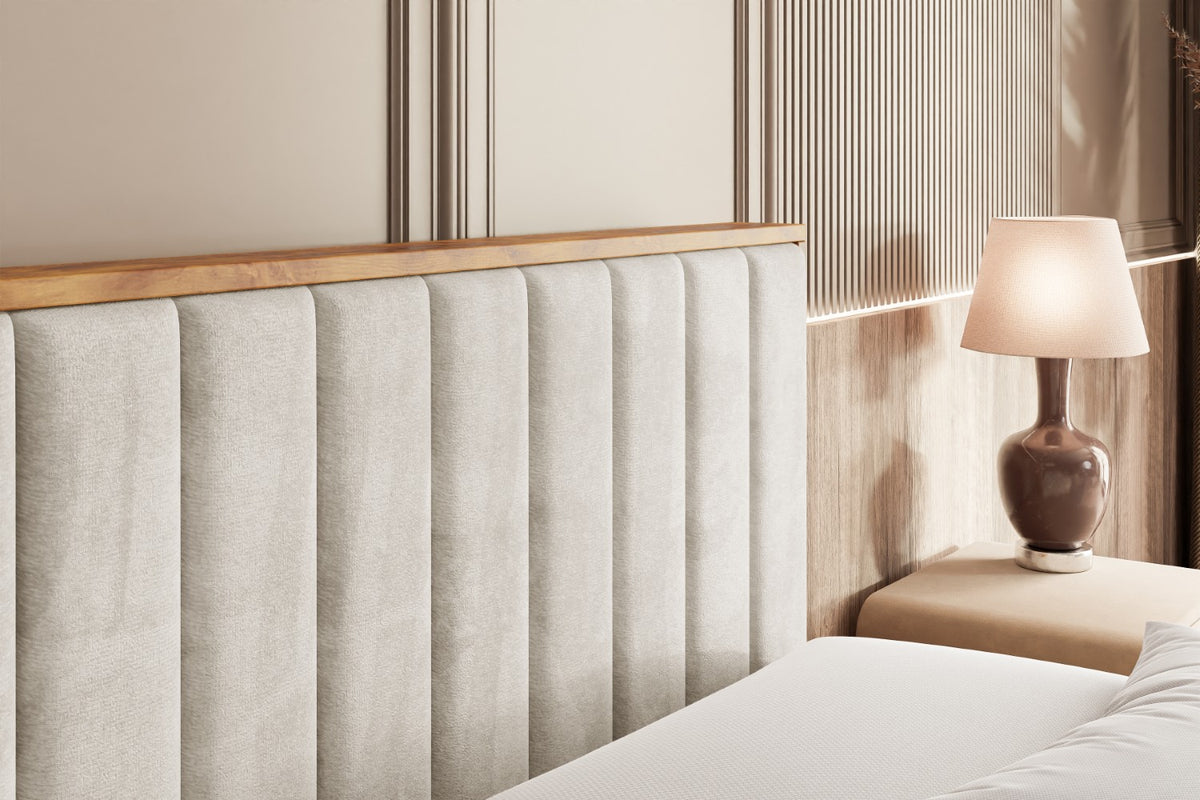 Łóżko boxspring LOLLI 4 welur