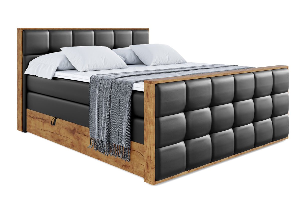 Boxspringbett LOLLI7-Z KING Kunstleder