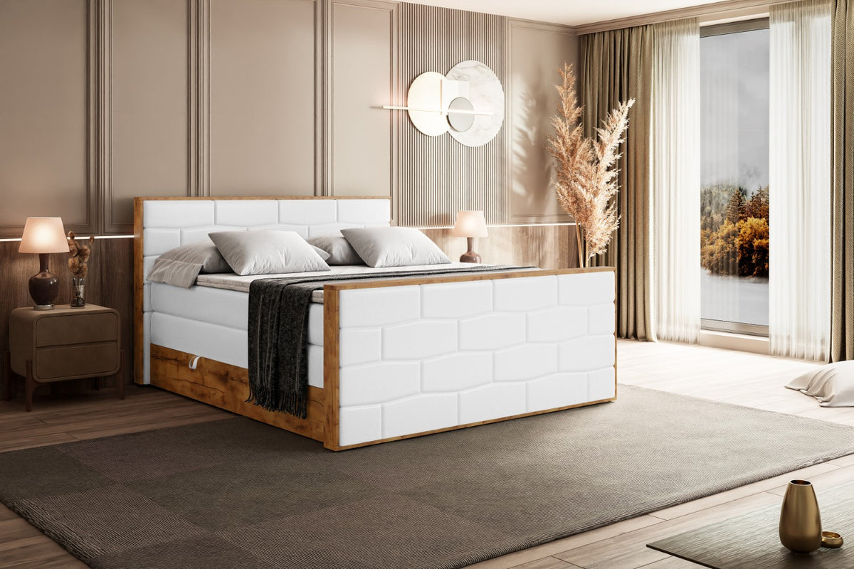 Boxspringbett LOLLI8-Z KING Kunstleder