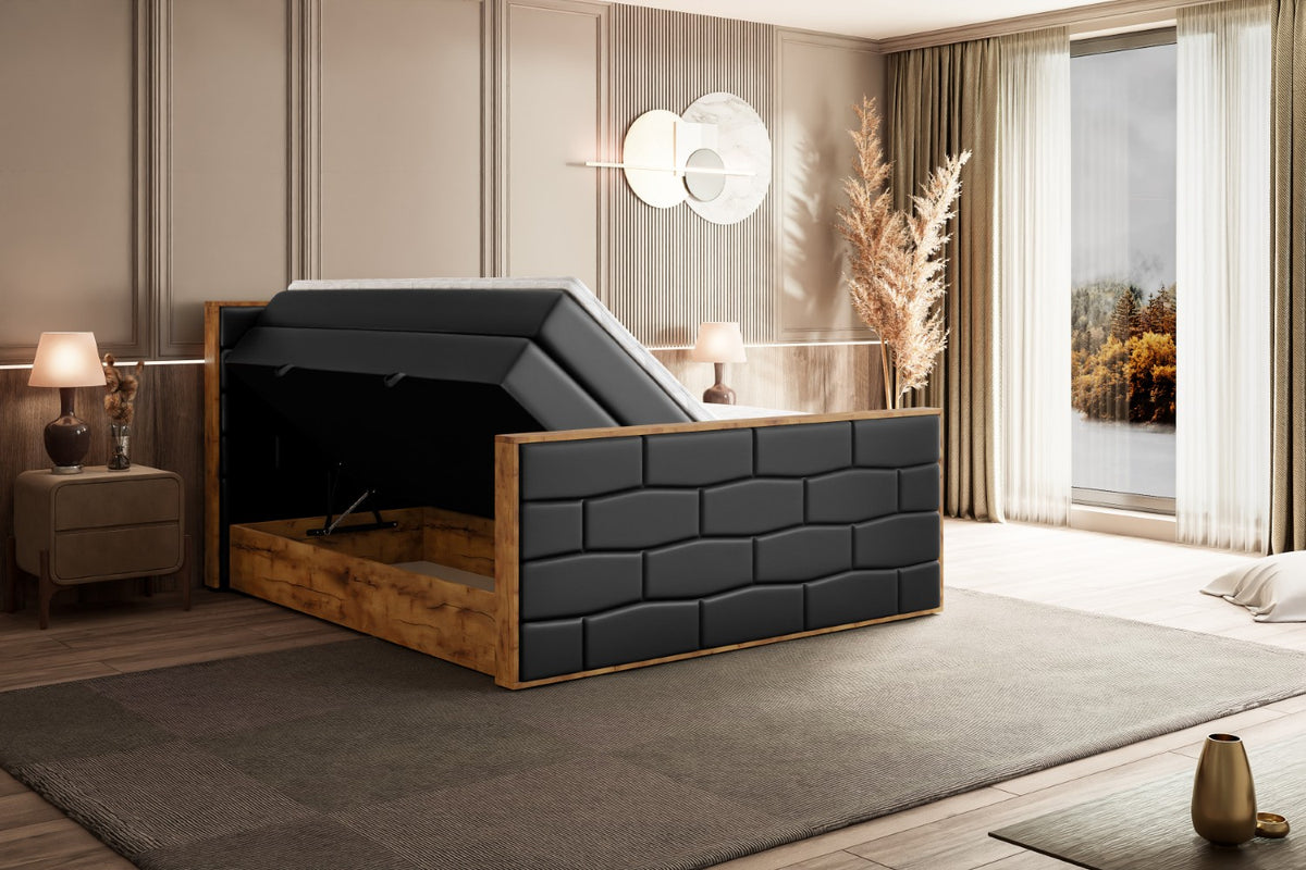 Boxspringbett LOLLI8-Z KING Kunstleder