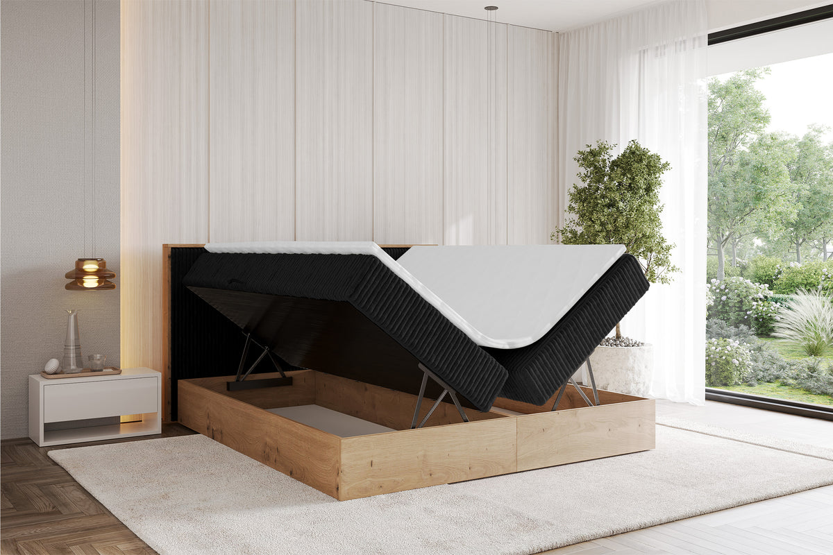 Łóżko boxspring LOLLI 9 sztruks