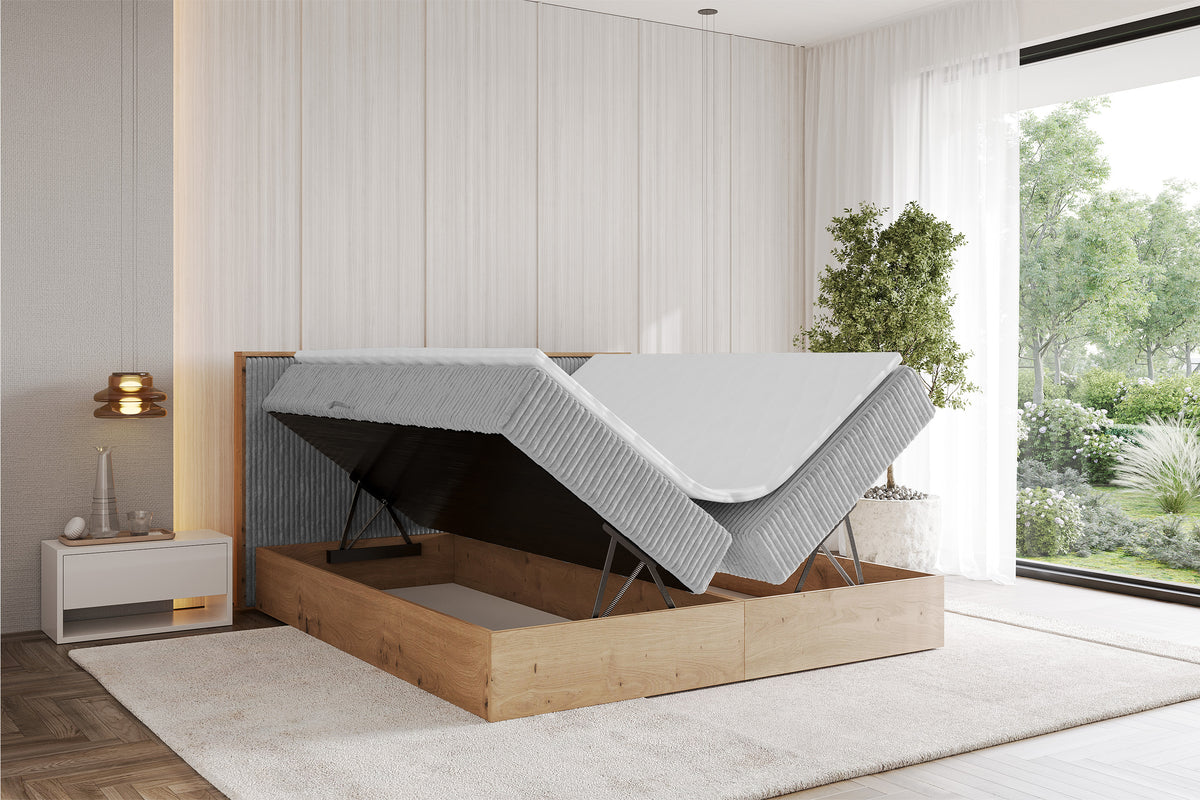 Łóżko boxspring LOLLI 9 sztruks