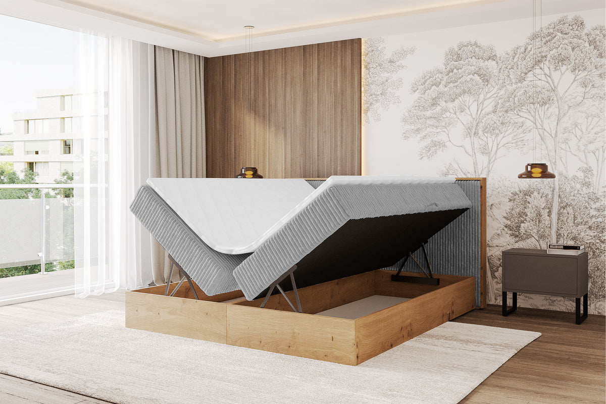 Łóżko boxspring LOLLI 9 sztruks