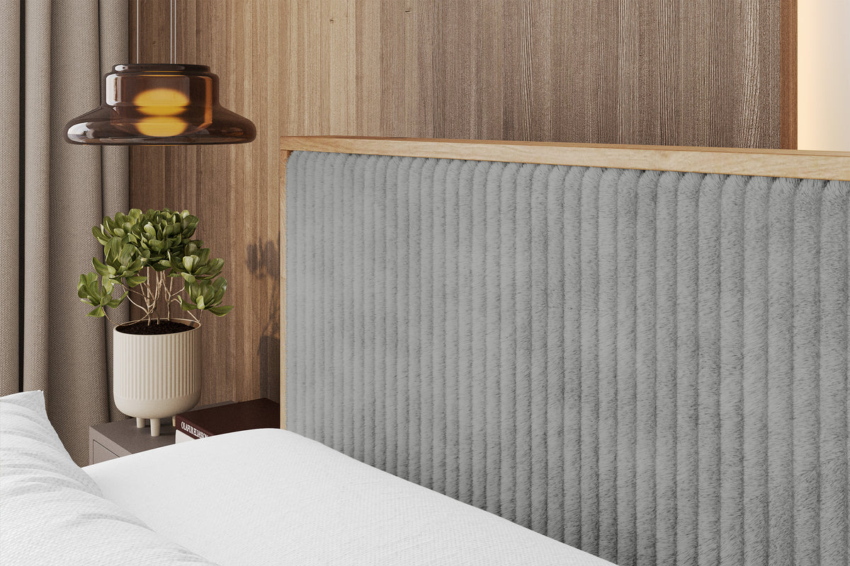 Łóżko boxspring LOLLI9-Z sztruks