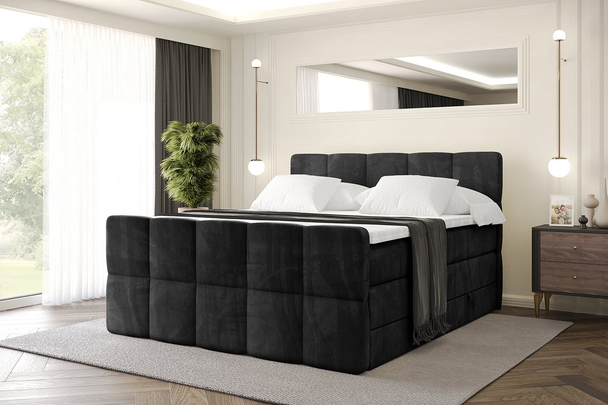 Boxspringbett LIRO-Z KING Samt