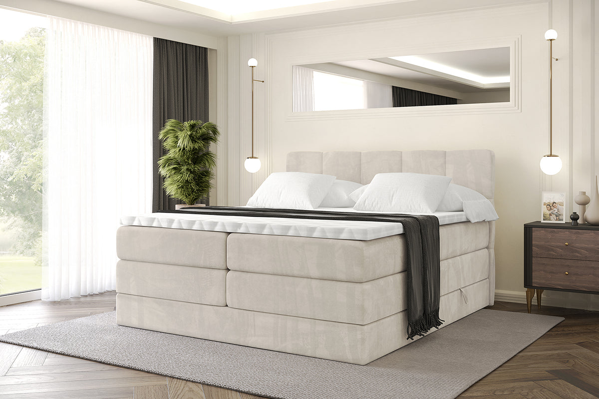Boxspringbett LIRO KING Samt