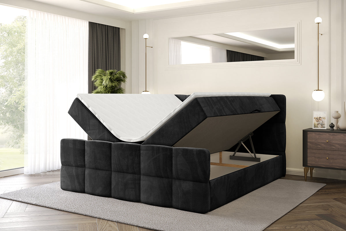 Łóżko boxspring LIRO-Z welur