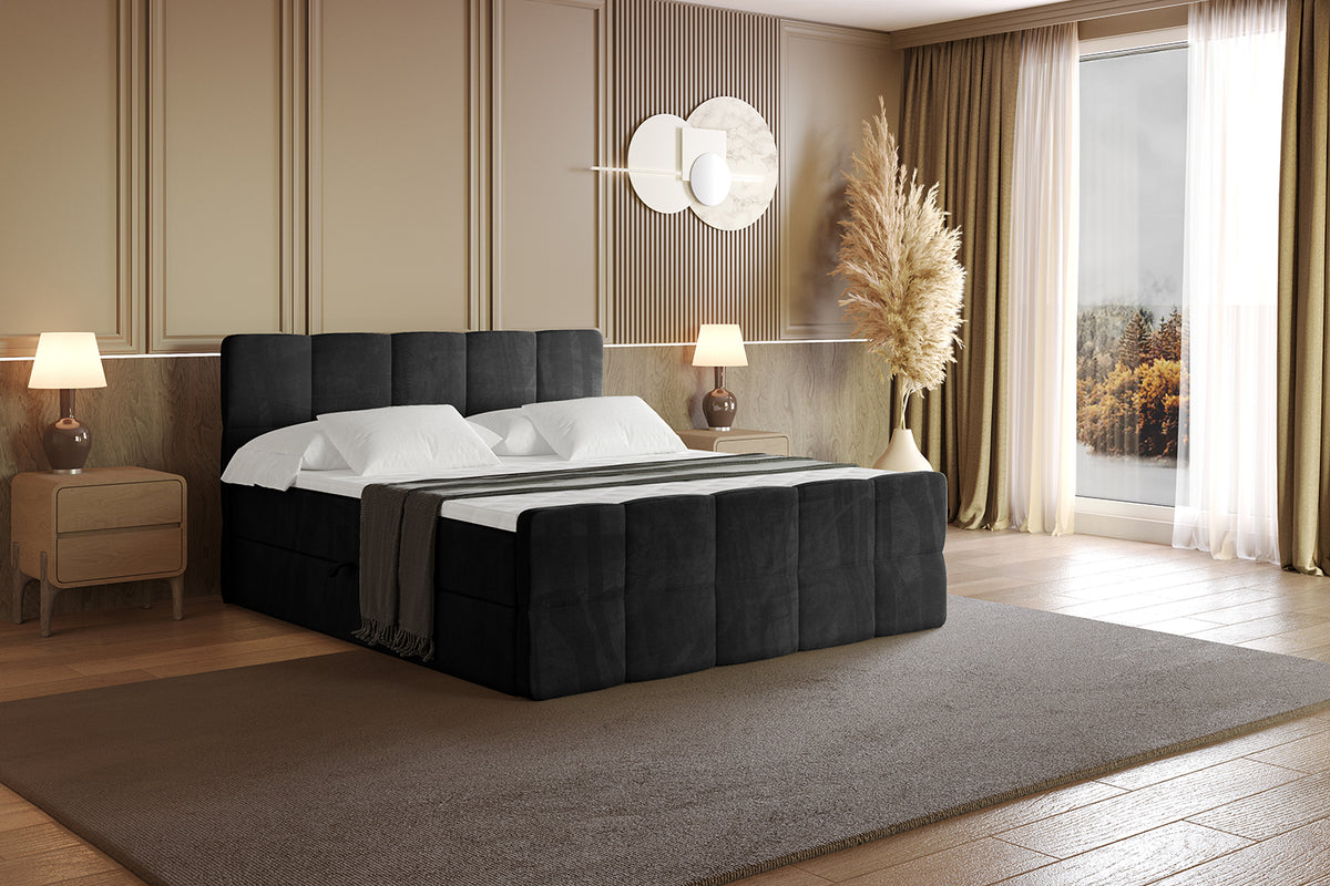 Łóżko boxspring LIRO-Z welur