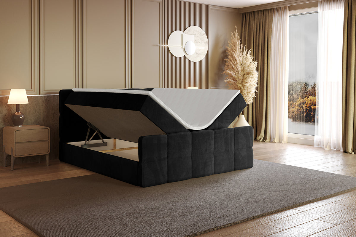 Łóżko boxspring LIRO-Z welur