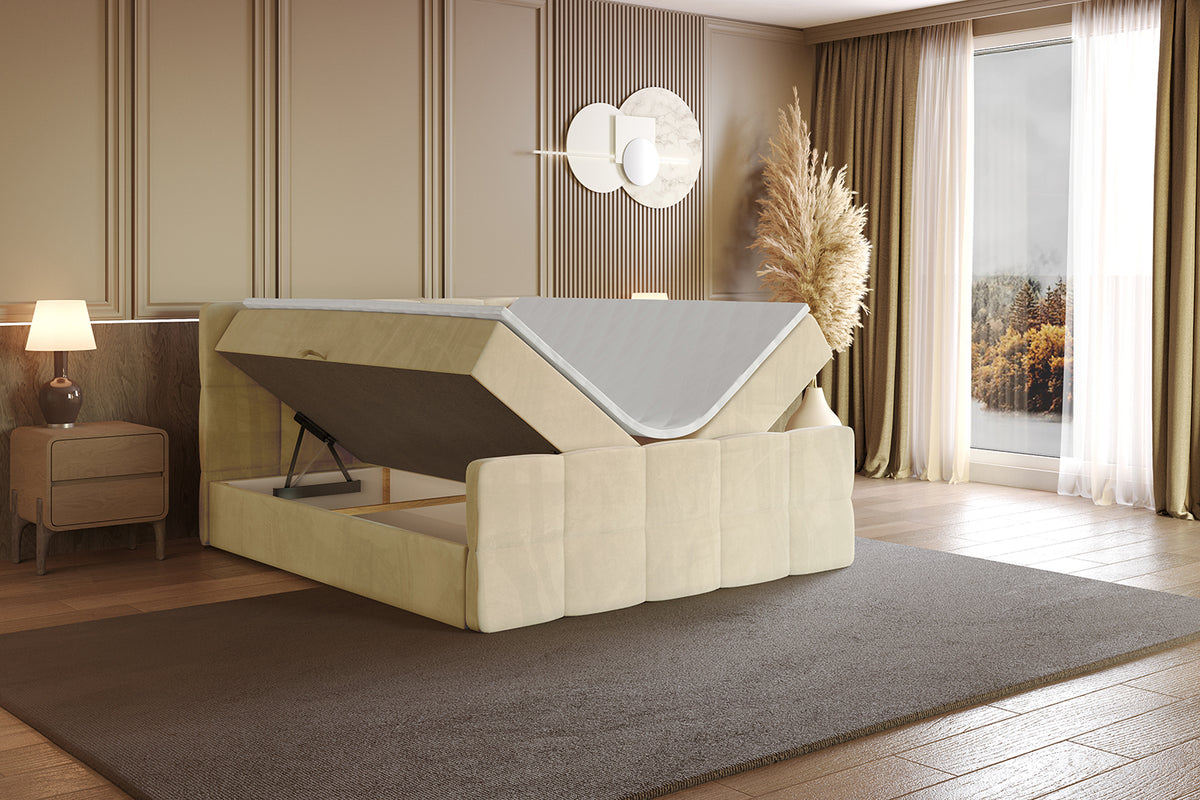 Łóżko boxspring LIRO-Z welur