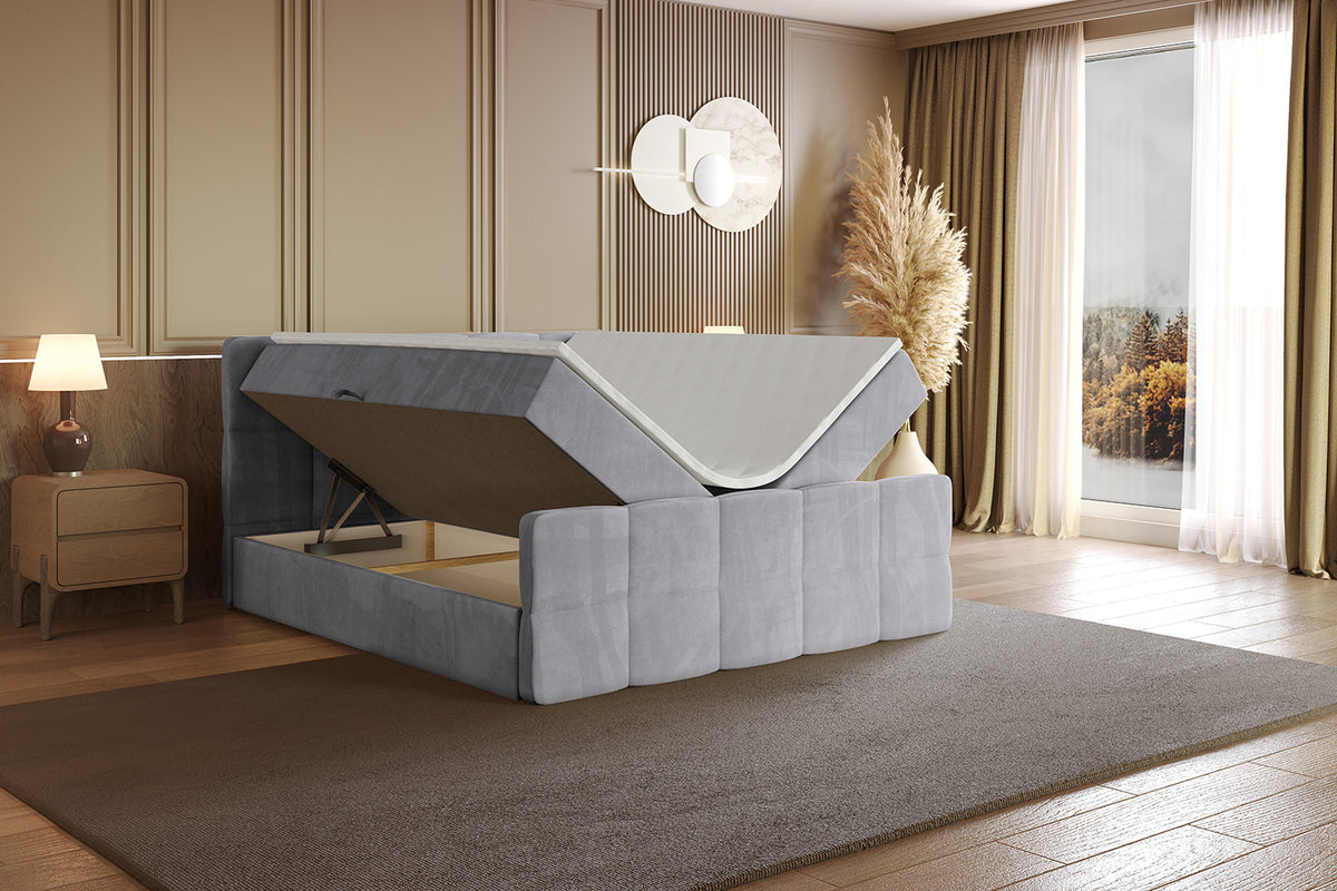 Łóżko boxspring LIRO-Z welur